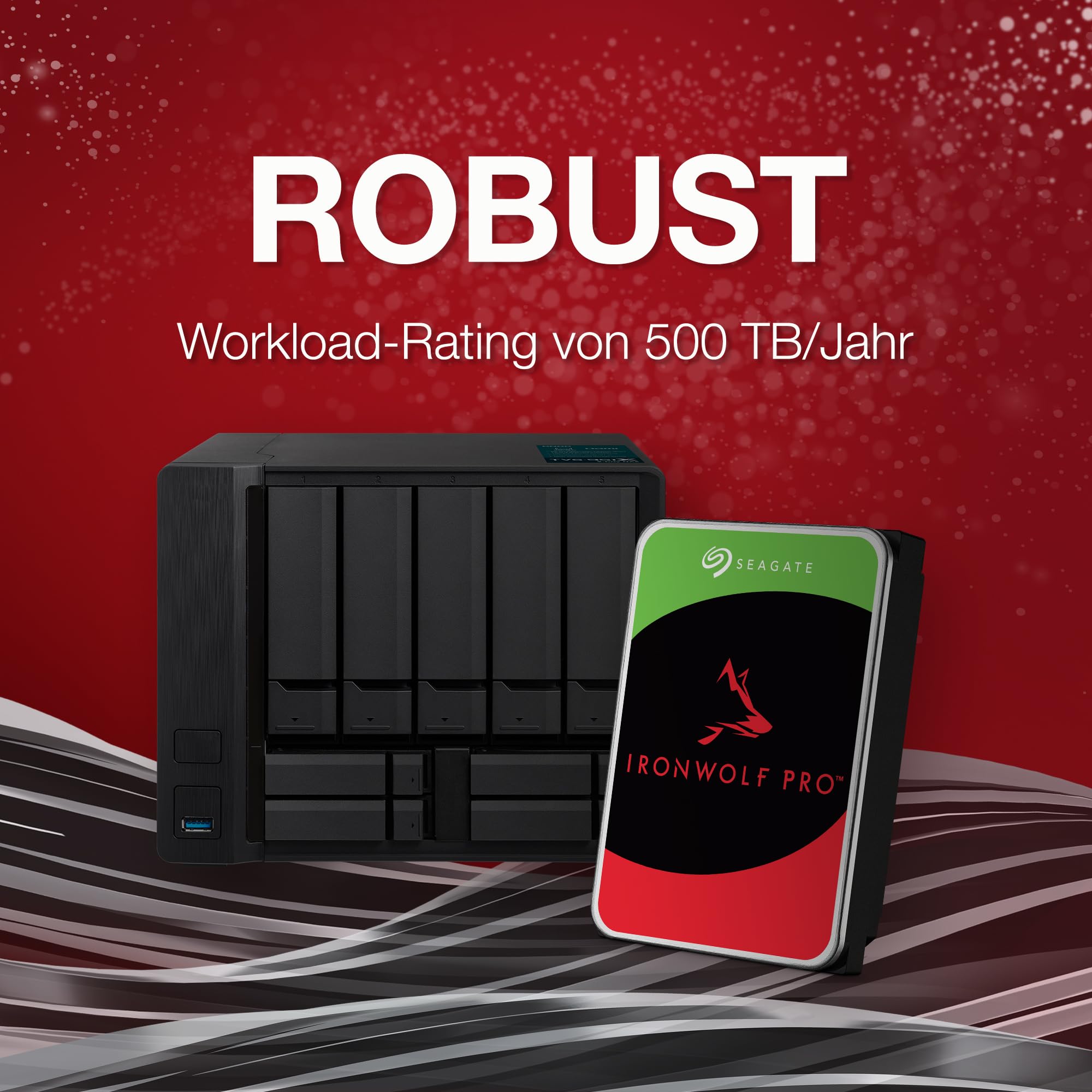 Seagate IronWolf Pro 24 TB NAS Festplatte 3,5 Zoll 7200 U/Min